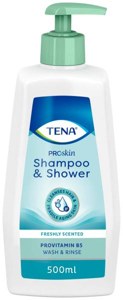 Tena Shampoo & Shower Spender, 500 ml